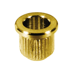 Boston TB-10-G string ferrules, Teaser, 8,3mm diameter x 9mm, 6-pack, gold