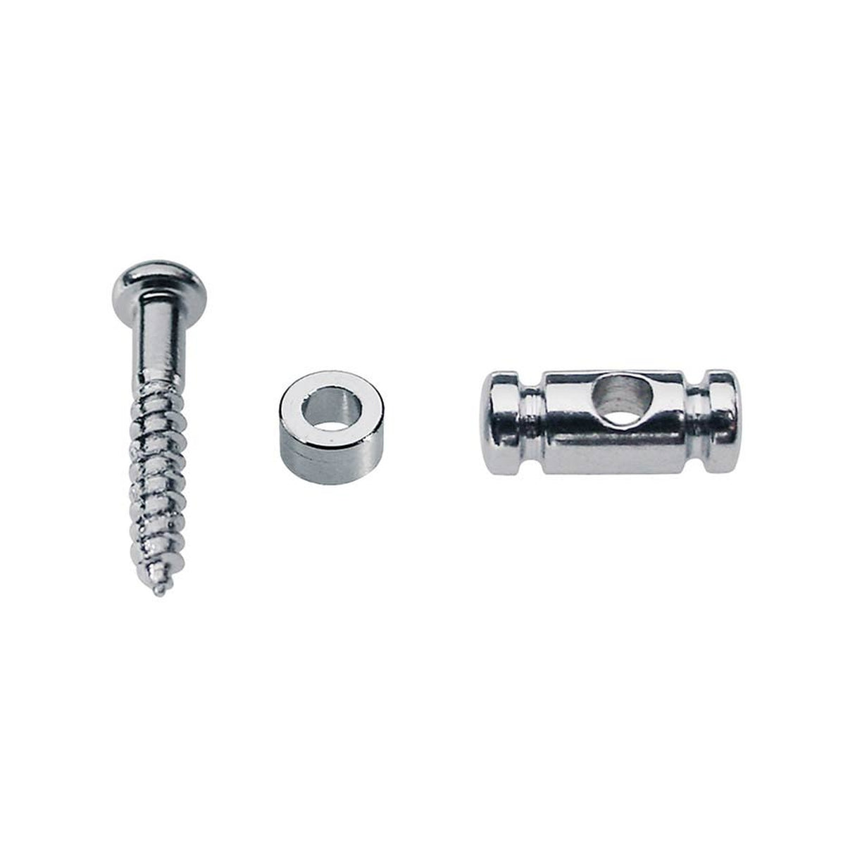 Boston SH-8-C string retainer, cilinder model, height 6.5mm, with spacer and screw, chrome