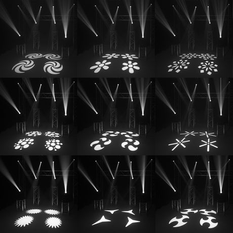 BeamZ GNITE180S LED Spot Moving Head Set van 2 in Flightcase