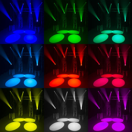 BeamZ GNITE180S LED Spot Moving Head Set van 2 in Flightcase