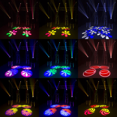 BeamZ GNITE180S LED Spot Moving Head Set van 2 in Flightcase