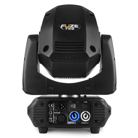 BeamZ Fuze75S LED Spot Moving Head –75W Spot met Roterende Gobos en Gemotoriseerde Focus
