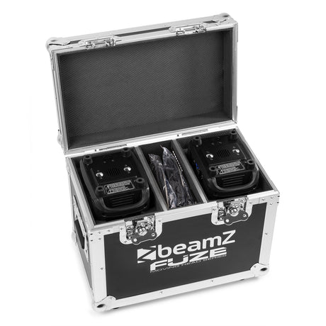 BeamZ Fuze75S LED Spot Moving Head Set van 2 in Flightcase