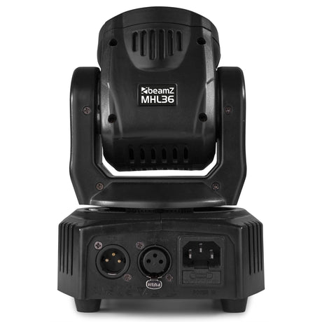 BeamZ MHL36 LED Wash Moving Head Set van 2 – 4x 9W RGBW in Draagtasje
