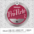 D'Addario J5903T-44M cello string G-3 4/4, medium, silver/tungsten