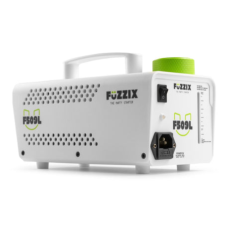 Fuzzix F509LW Party Rookmachine – 500W White Edition met 9x RGB LED’s en Draadloze Afstandsbediening