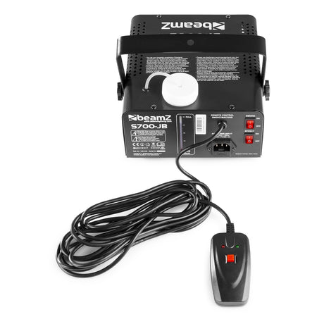 beamZ S700-JB Rookmachine 700W met Jelly Ball RGB LED en Dubbele Afstandsbediening