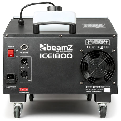 beamZ ICE1800 IJs-Rookmachine 1800W met DMX en 3.1L Tank – Laaghangende Rook