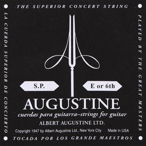 Augustine AUBLK-6 E-6 snaar, silverplated wound nylon, light tension