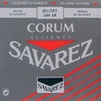 Savarez 500-AR snaren set classic, KF composite fiber, silverwound Corum basses, normal tension