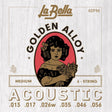 La Bella L-40PM snaren set acoustic, medium, 013-017-026-035-046-056