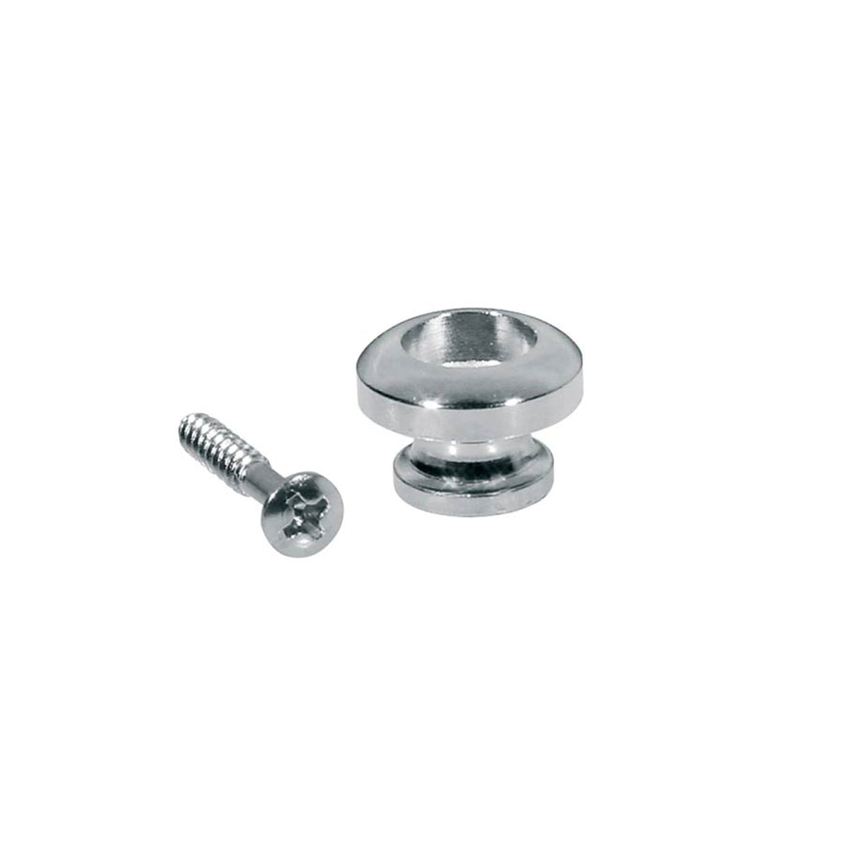 Boston EP-R-N strap buttons, metal, with screw, spherical model, diameter 14mm, 2-pack, nickel