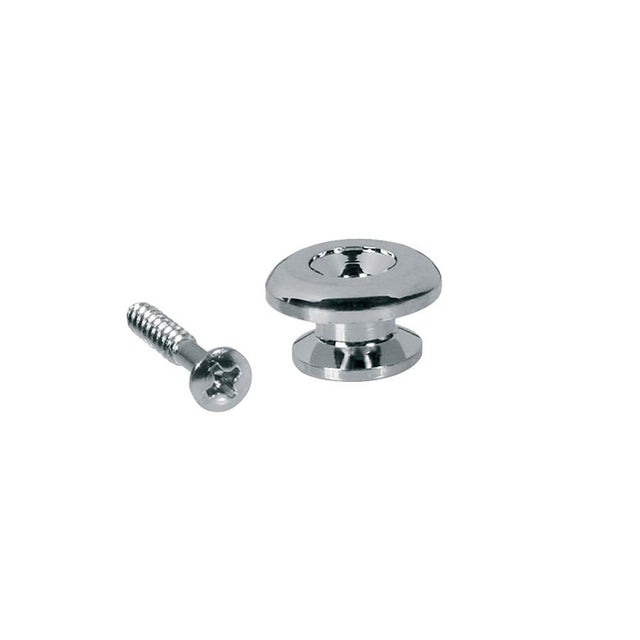 Boston EP-RR-N strap buttons, metal, with screw, spherical model, diameter 17mm, 2-pack, nickel