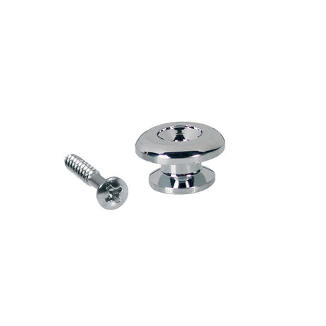 Boston EP-RR-C strap buttons, metal, with screw, spherical model, diameter 17mm, 2-pack, chrome