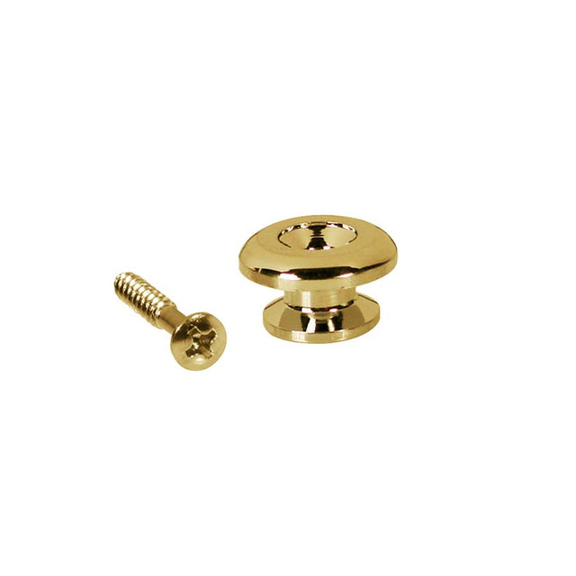 Boston EP-RR-G strap buttons, metal, with screw, spherical model, diameter 17mm, 2-pack, gold