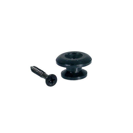 Boston EP-RR-B strap buttons, metal, with screw, spherical model, diameter 17mm, 2-pack, black