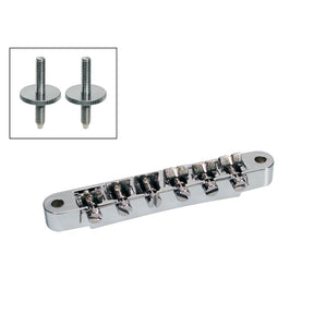 Boston B-161-N brug voor e-gitaar, "tune'o matic", nikkel, stud spacing 74,0mm, stud diam 4,0mm
