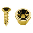 Boston SH-5-G string retainer, button model, with screw, diameter 10mm, height 7mm, gold