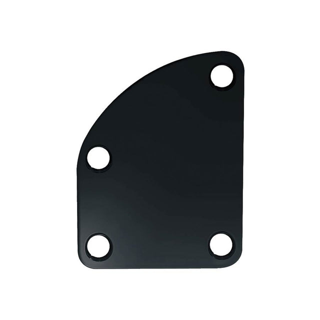 Boston NP-76-B neck mounting plate, 64,5x51,4mm, for contoured body heel, black