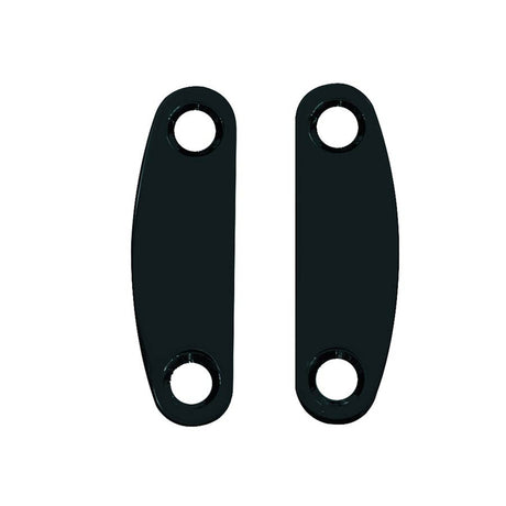 Boston NP-82-B neck mounting plates, 50,5x15,1mm, 2 pcs, black