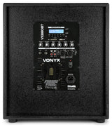 VONYX VX880BT 1000W 2.1 Actieve Speakerset met 15 inch Subwoofer, Bluetooth en Kolomspeakers