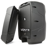 Vonyx PSS302 Draagbare geluidsset 10" SD/USB/MP3/BT met statieven