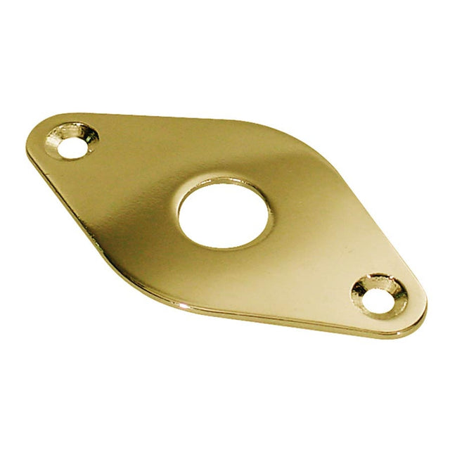 Boston JP-6-G jack plate, diamond shape, slanted metal, gold