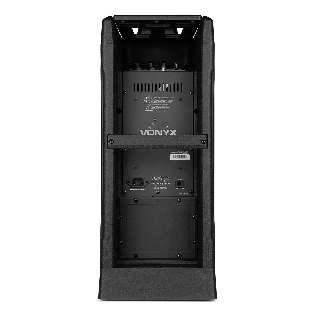 VONYX VX820 Kolom Geluidssysteem 400W met Bluetooth 5.0, DSP en 4-Kanaals Mixer