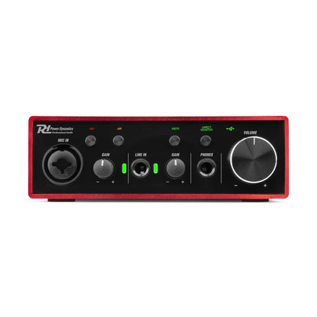 Power Dynamics PDX11 PDX Series USB Audio Interface - 24 bit 192 kHz
