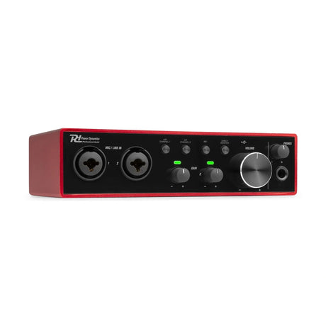 Power Dynamics PDX22 PDX Series USB Audio Interface - 2 ingangen 24 bit 192 kHz