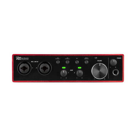 Power Dynamics PDX22 PDX Series USB Audio Interface - 2 ingangen 24 bit 192 kHz