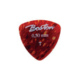 Boston PK-40-T 0.50 mm plectrums, celluloid, tortoise, thin, standaard driehoekig model, 24-pack