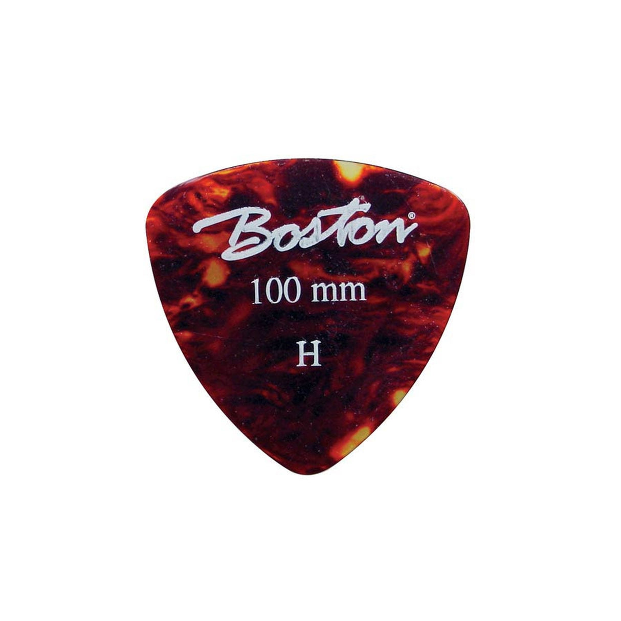 Boston PK-40-H 1.00 mm. plectrums, celluloid, tortoise, heavy, standaard driehoekig model, 24-pack