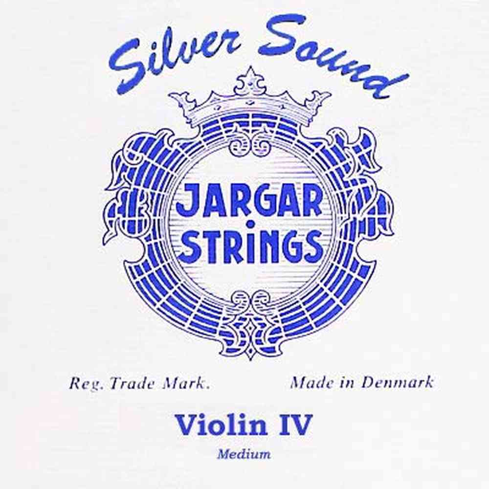 Jargar JVI-GZ-BL violin string G-4, medium, silver