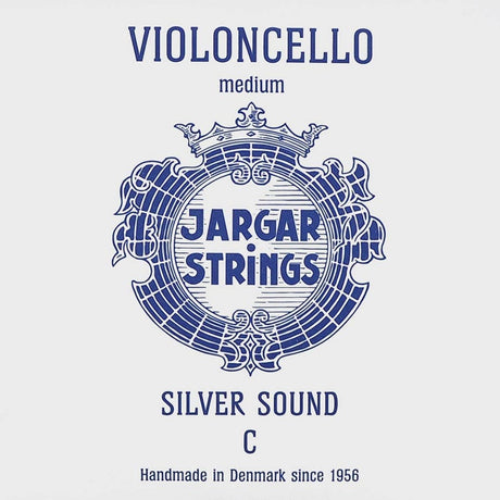 Jargar JCE-CZ-BL cello string C-4, medium, silver