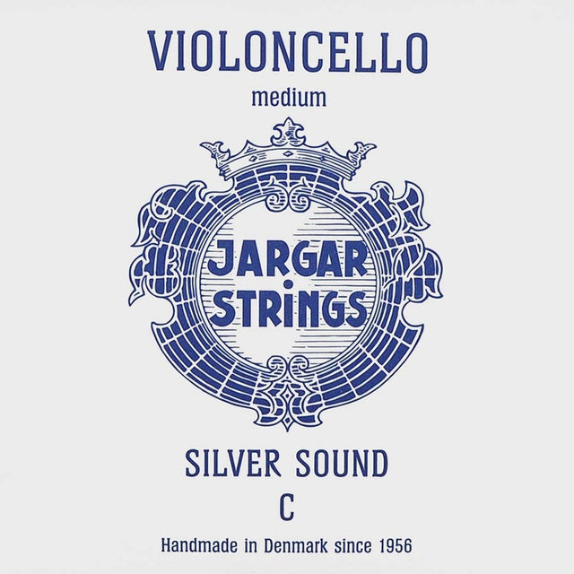 Jargar JCE-CZ-BL cello string C-4, medium, silver