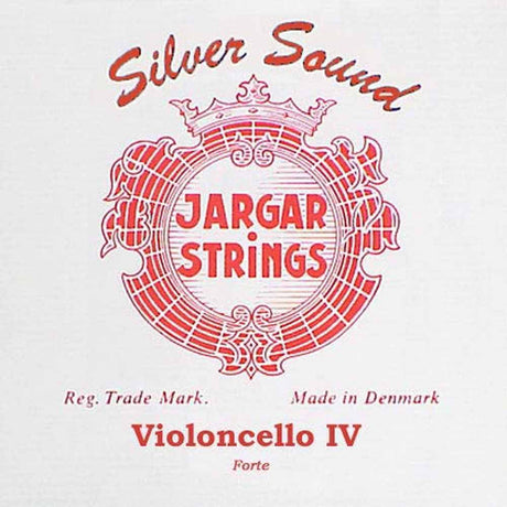 Jargar JCE-CZ-RD cello string C-4, hard, silver