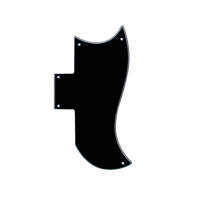 Boston SG3-B pickguard, SG-model, black, 3 ply