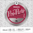 D'Addario J5902-14M cello string D-2 1/4, silver