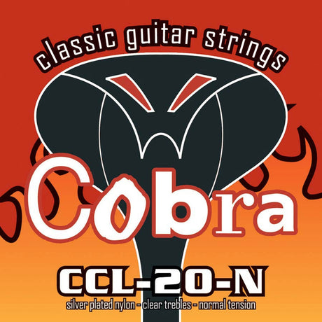 Cobra CCL-20-N snaren set classic, normal tension clear nylon trebles & silverplated basses