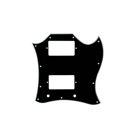 Boston SM3-B pickguard, SG-model custom, 3 ply, black