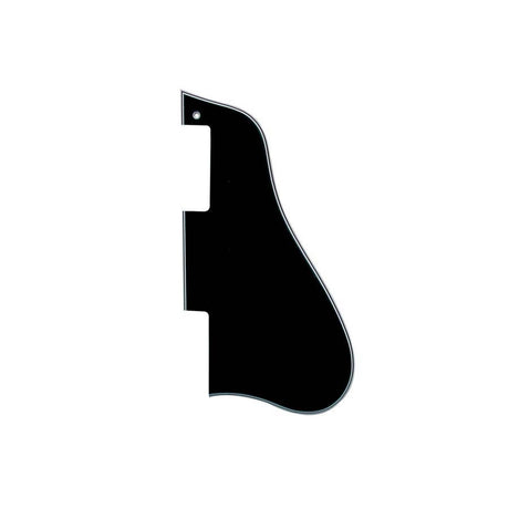 Boston E-3-4B pickguard, 335-model, black, 4 ply