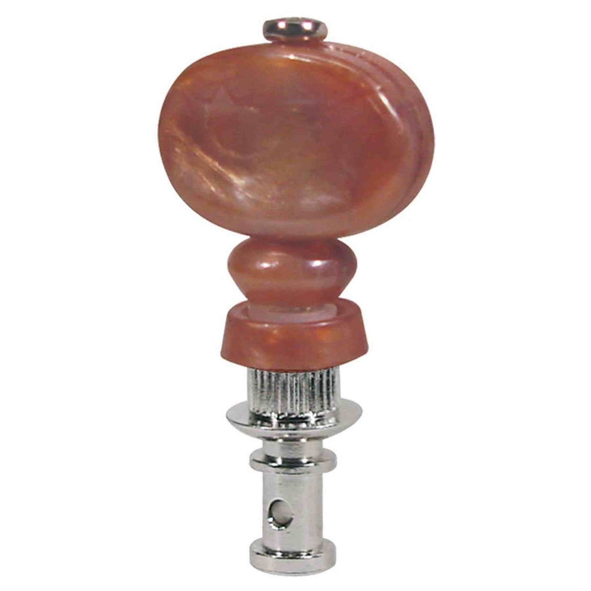 Boston UMH-200-AM Stemmechanieken voor Ukelele Vernikkeld met Amber Knoppen Set van 4