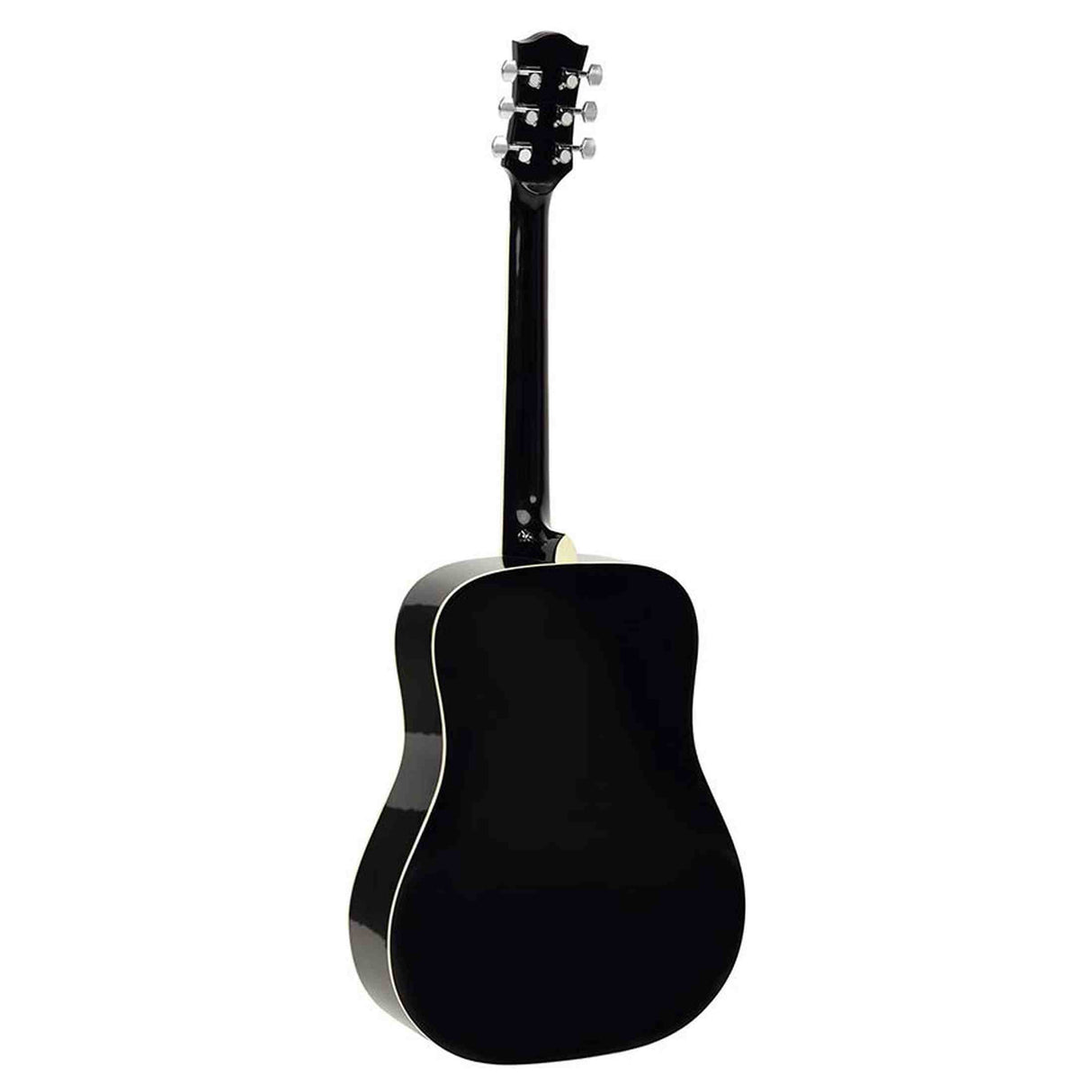 Richwood RD-12-BK akoestische gitaarset – dreadnought, zwart, met stemapparaat en standaard