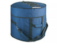 Boston DBL-16-F Deluxe gigbag voor floortom 16", zwart-blauw, 15 mm gevoerd hardfoam