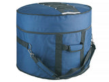 Boston DBL-22-B Deluxe bassdrum gigbag 22", zwart-blauw, 15 mm gevoerd hardfoam