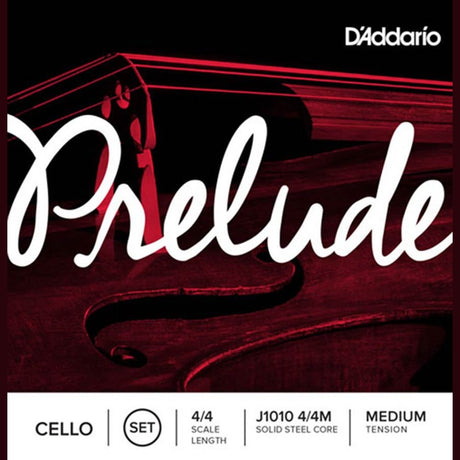 D'Addario J1010-44M cello string set 4/4, medium, steel, compound wound