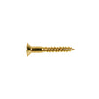 Boston WS-14-G screw, 2,4x16mm, 12pcs, oval countersunk, for HB pu ring long, gold