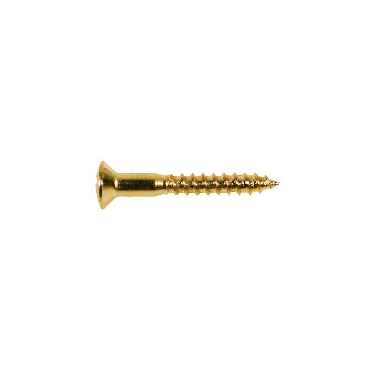 Boston WS-14-G screw, 2,4x16mm, 12pcs, oval countersunk, for HB pu ring long, gold