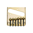 Boston T-40-G brug-staartstuk, Teaser tray style, grooved saddles, goud